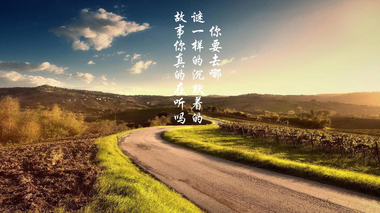 文字控平凡之路励志奋斗正能量朴树韩寒后会无期路文字高清壁纸