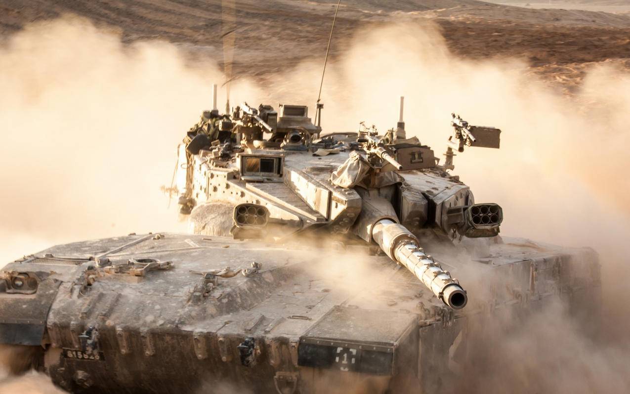 军事陆战之王坦克以色列梅卡瓦主战坦克高清壁纸
