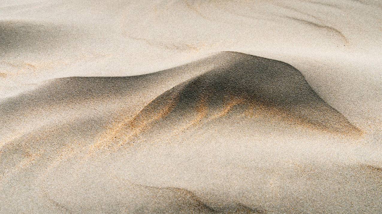 沙漠 细沙 简单 5K壁纸 风景 高清