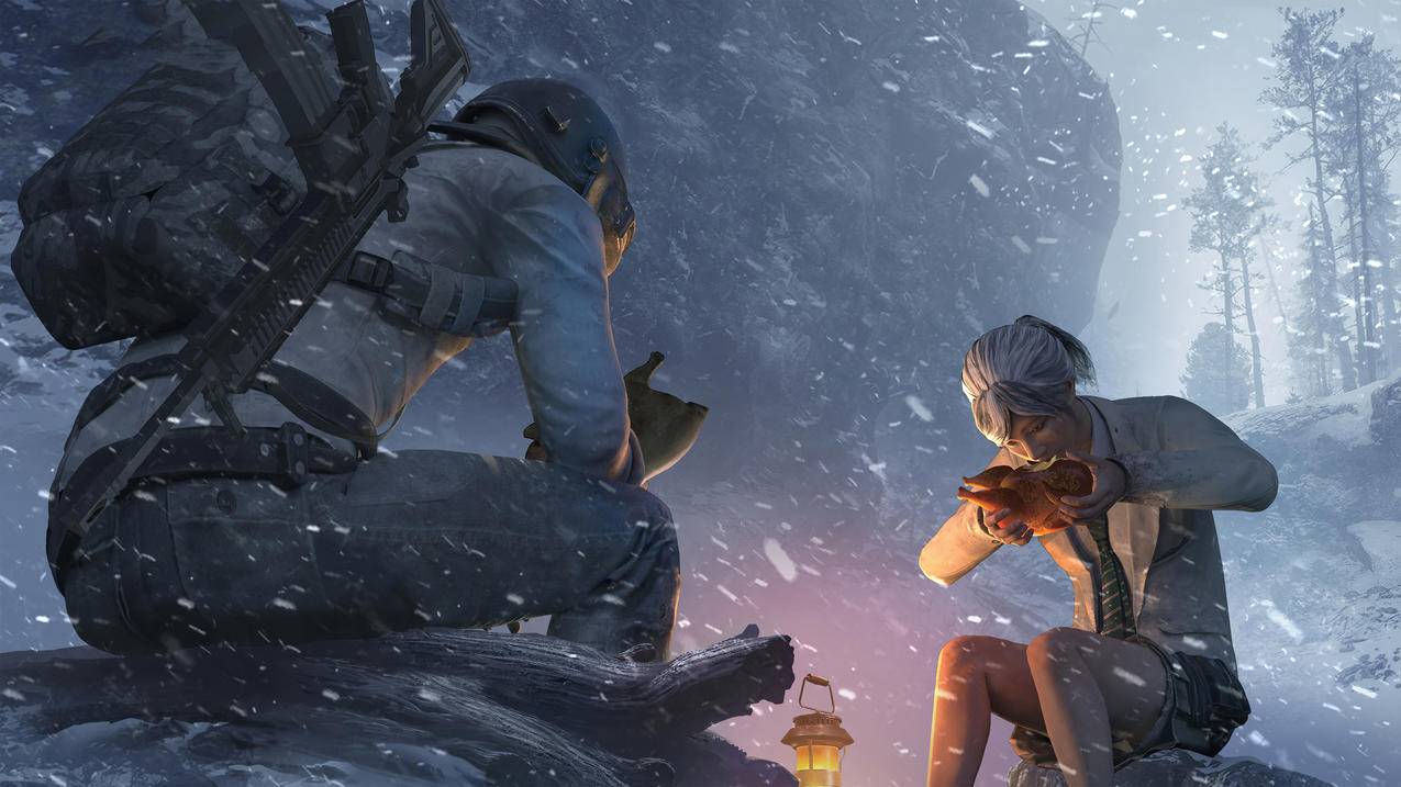 雪地烧鸡 绝地求生 PUBG 4K高清游戏壁纸