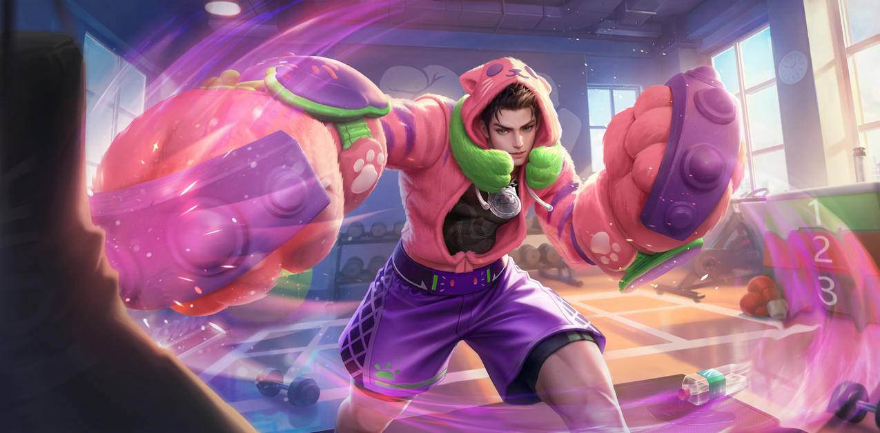王者荣耀 达摩爆裂喵拳 4K游戏壁纸