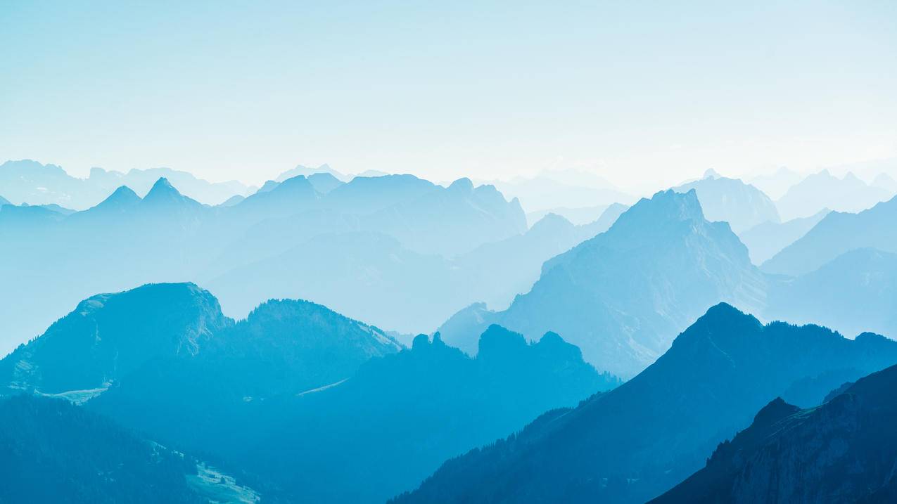 阿尔卑斯山顶风景4k壁纸
