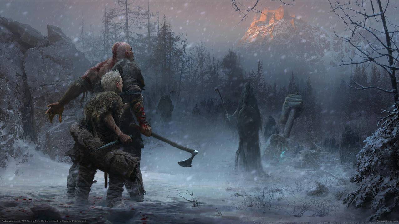战神 God of War 4K高清壁纸