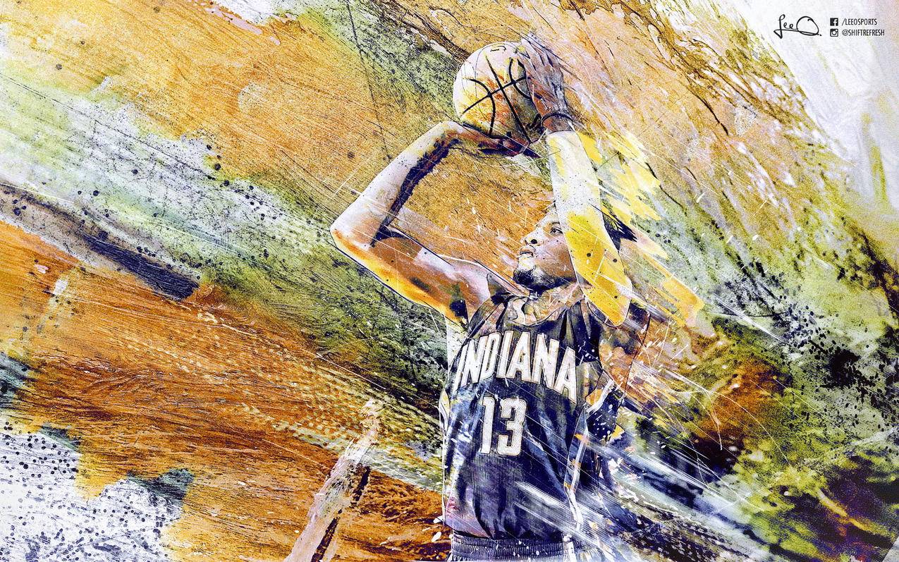 NBA篮球步行者乔治高清壁纸