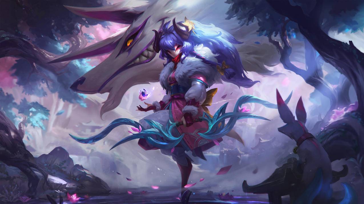 灵魂莲华 千珏 LOL英雄联盟 4k游戏图片