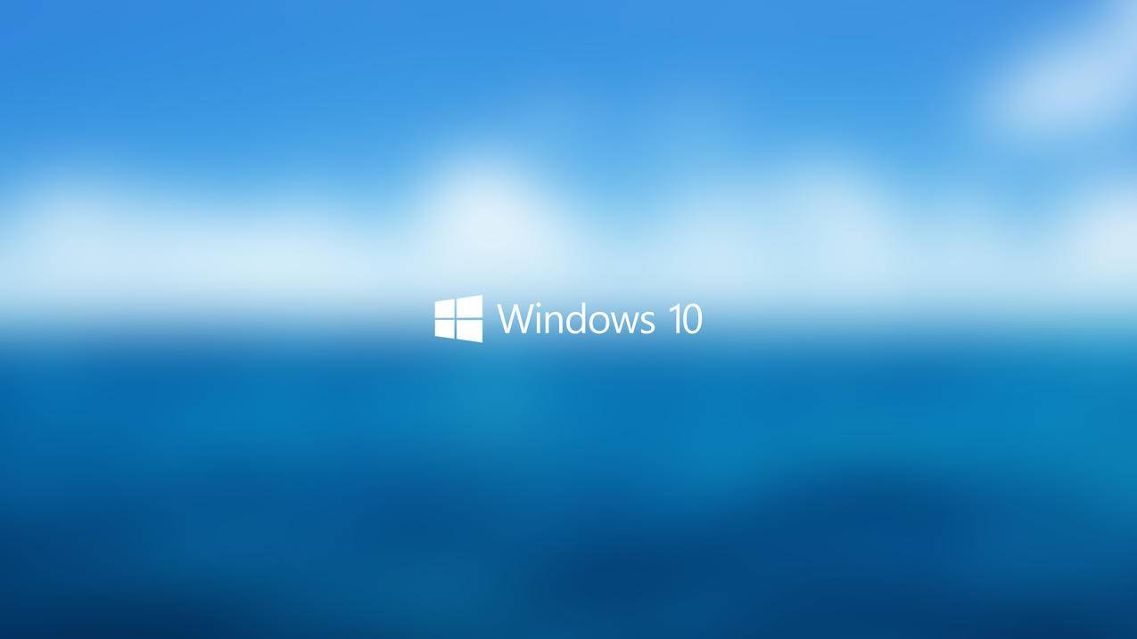 蓝色天空Windows104k壁纸
