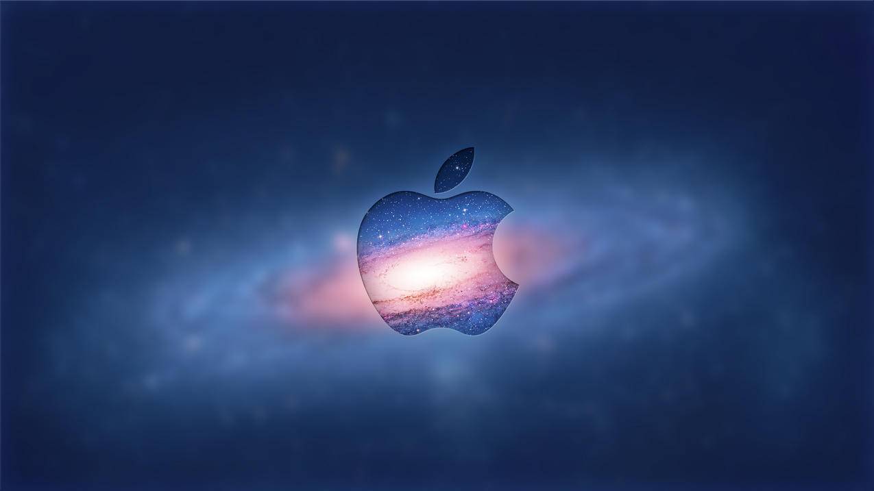 炫酷特效简约简单设计苹果logo品牌高清壁纸