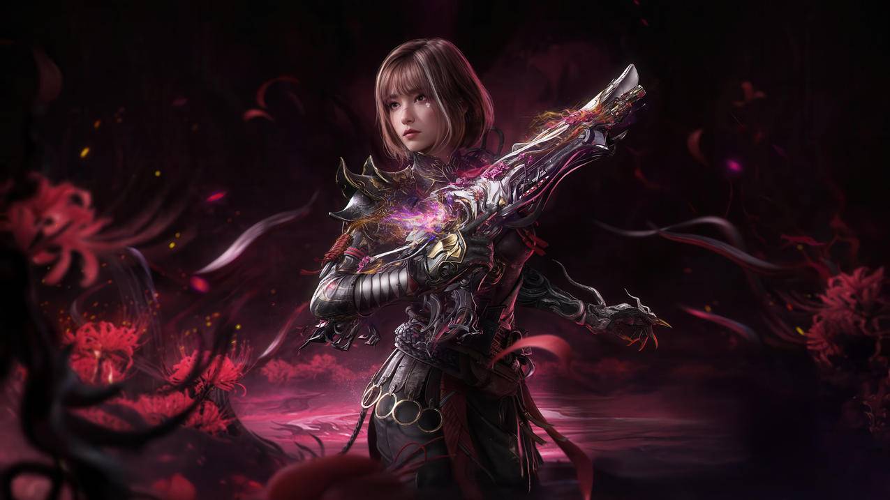 使命召唤 Call Of Duty 红色彼岸花 游戏美女 4K壁纸