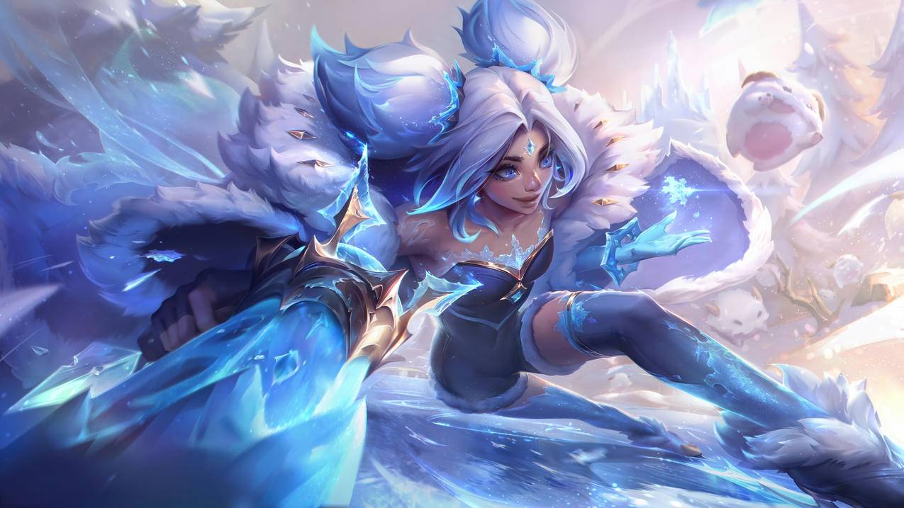 冬季仙境 泽丽 lol英雄联盟4k游戏壁纸