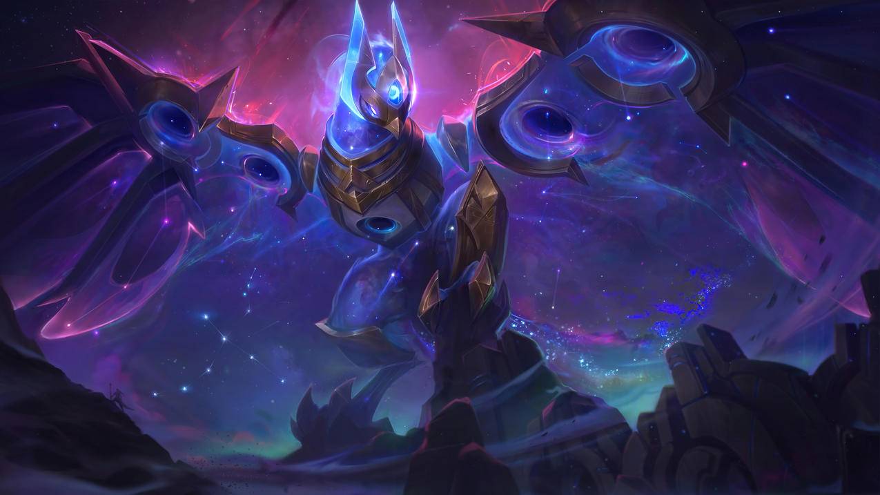lol英雄联盟冰晶凤凰 凤凰星神 艾尼维亚4k壁纸