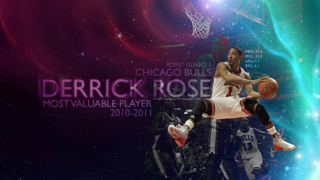 体育NBA公牛罗斯芝加哥高清壁纸