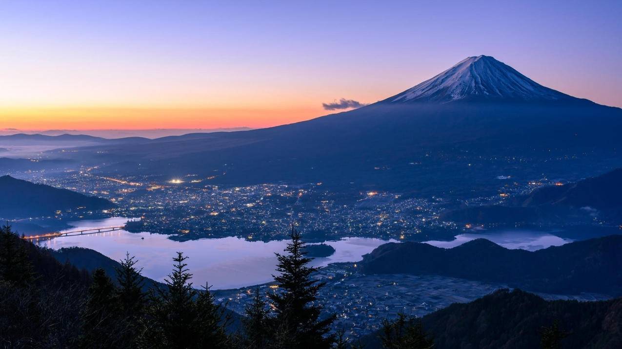 风景旅游胜地富士山高清壁纸