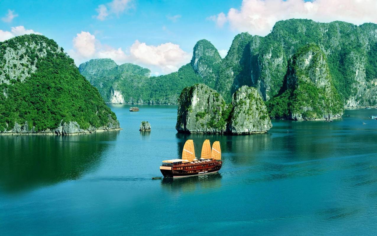 越南田野风景风光美景旅游自然高清壁纸