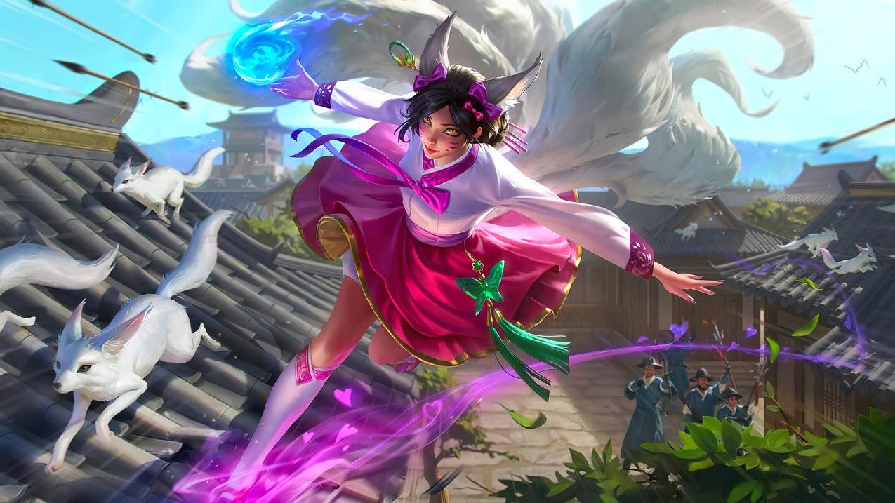 精选《lol英雄联盟九尾妖狐 魔女 阿狸4k原画 4k手机壁纸》图集