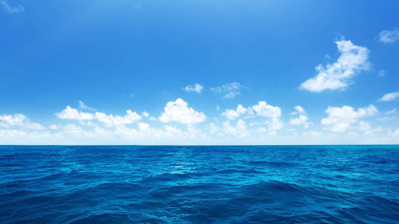 风景海洋天堂淡蓝色的回忆高清壁纸