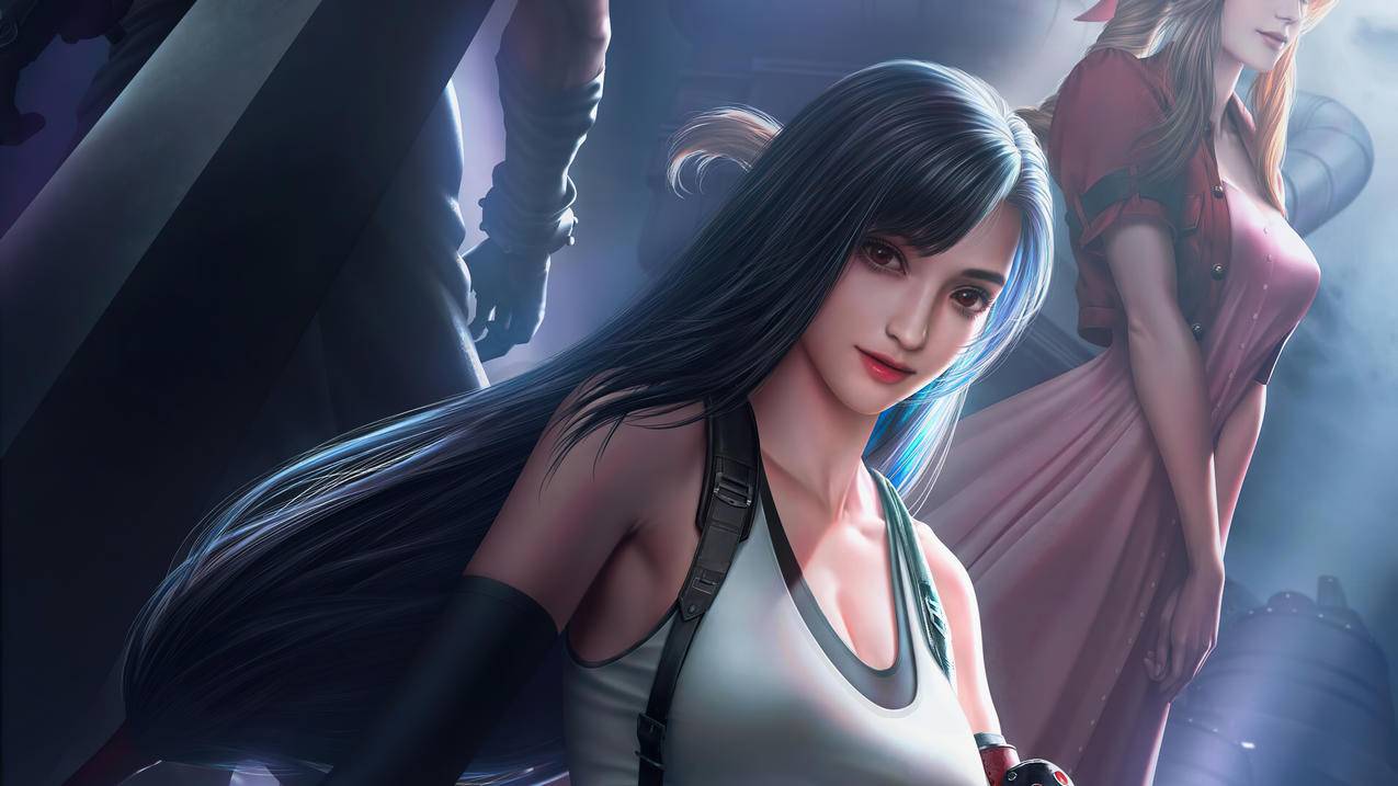 最终幻想7 重制版 游戏美女蒂法4k壁纸