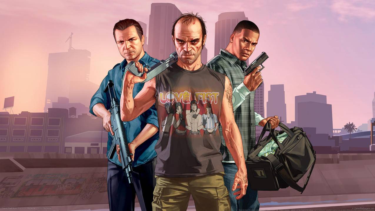 《侠盗猎车手5 Grand Theft Auto V》4K游戏高清壁纸